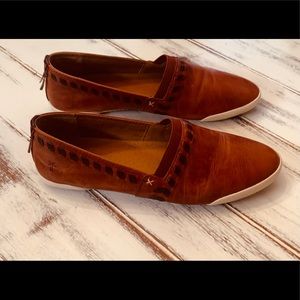 NEW, Frye Leather Slip On Shoes